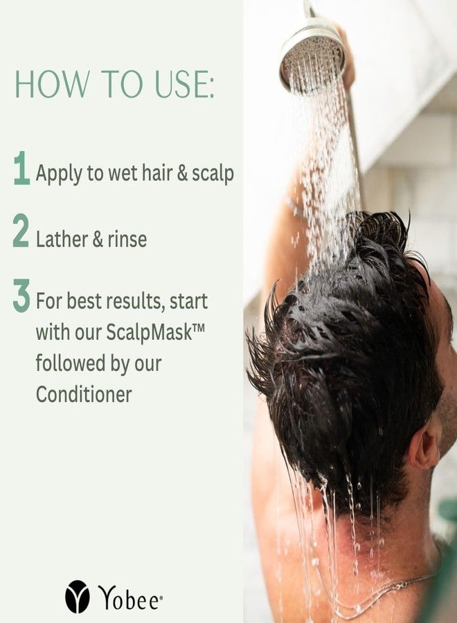 Yobee Rebalancing Shampoo – Sulfate-Free Dry, Flaky & Itchy Scalp Care | Probiotic Shampoo with Organic Honey, Turmeric, Vitamin B12 & Oat | Dandruff, Eczema & Psoriasis Relief | Doctor Founded - Image 5